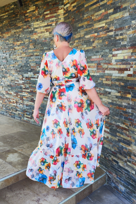 Rochie 2130 flori Fany Lux [4]