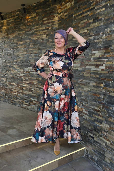 Rochie 2166 inflorata Fany Lux [7]