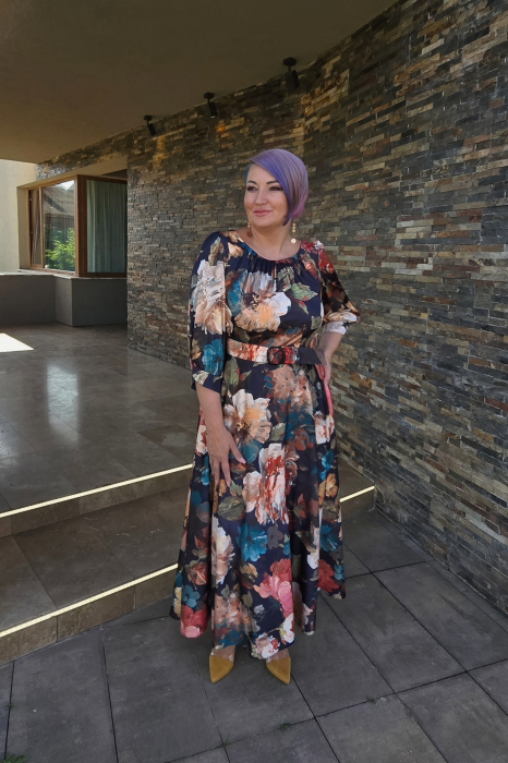 Rochie 2166 inflorata Fany Lux [5]