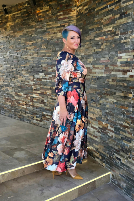 Rochie 2166 inflorata Fany Lux [4]