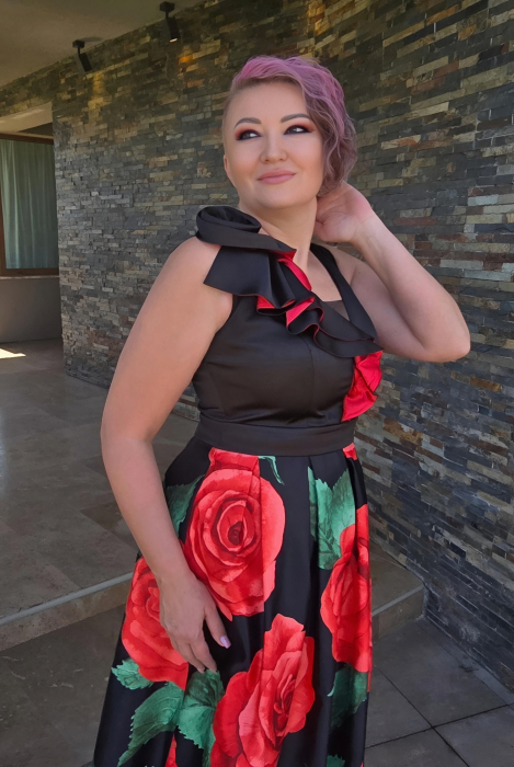 Rochie 2184 trandafiri Fanylux [3]