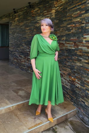 Rochie 2192 verde Fanylux [3]
