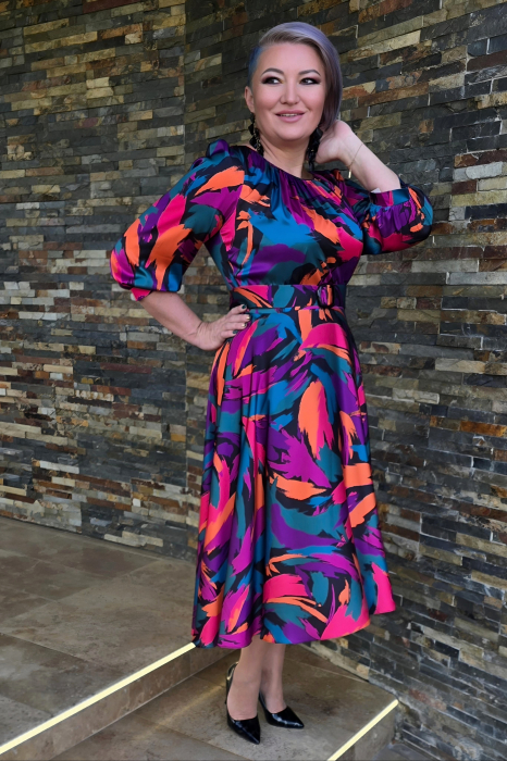 Rochie 2214 imprimata Fany Lux [4]