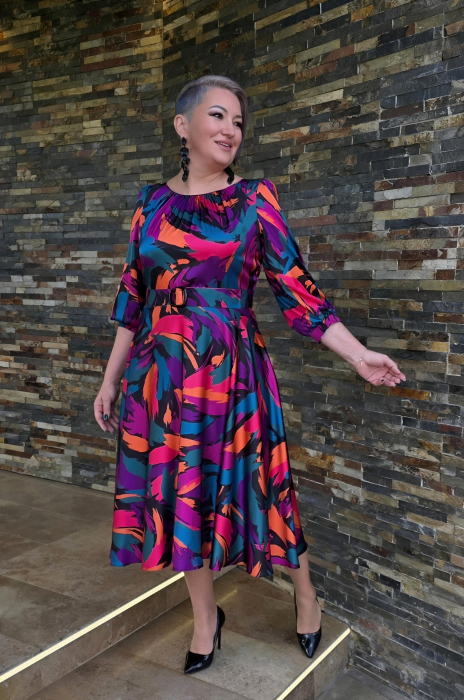 Rochie 2214 imprimata Fany Lux [7]