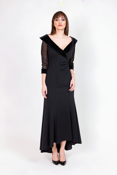 Rochie 2227 neagra Fany Lux