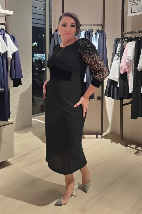 Rochie 2228 neagra Fany Lux [3]