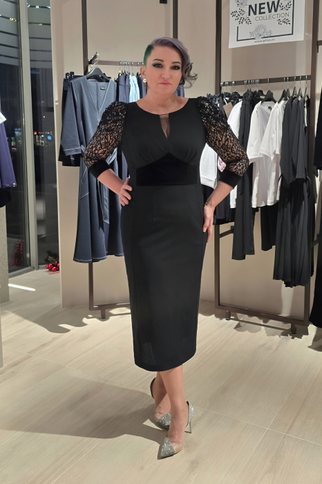 Rochie 2228 neagra Fany Lux [2]