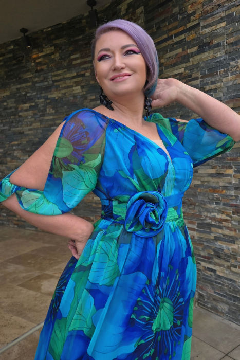 Rochie 2257 inflorata Fany Lux [2]