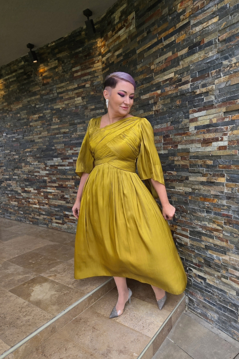 Rochie 2265 lime Fany Lux 48 [4]