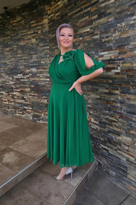 Rochie 2271 verde Fany Lux