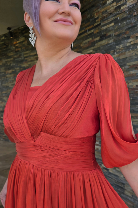 Rochie 2272 caramizie Fany Lux [5]