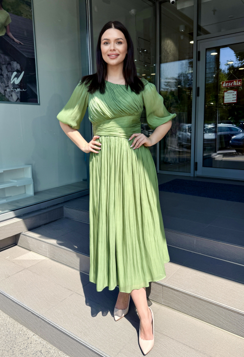 Rochie 2277 verde Fany Lux