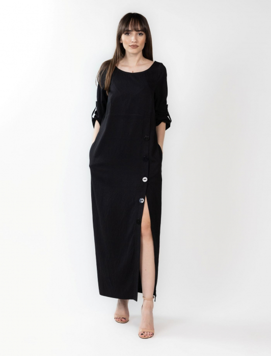 Rochie 2282 vascoza neagra Fany Lux