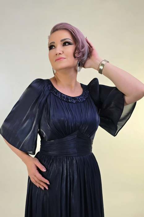 Rochie 2325 bleumarine Fany Lux [2]