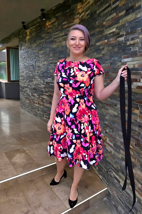 Rochie 414 flori Anesia [2]