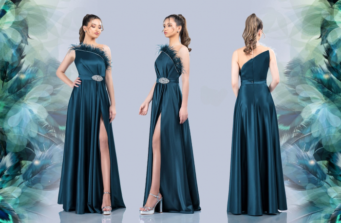 Rochie 41988 turquaz Per Donna [6]