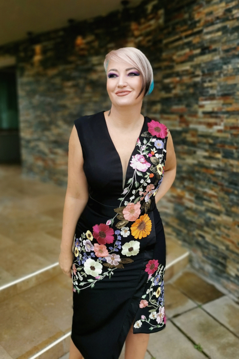 Rochie 422 neagra Effect [2]