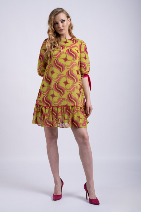 Rochie 4325 imprimata La Donna [2]