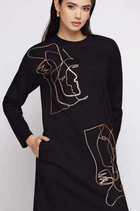 Rochie 4406 neagra Mizar [3]