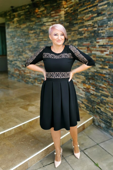 Rochie 4465 neagra Moze [3]