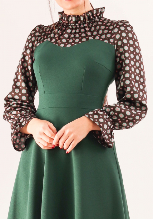 Rochie 4579 verde Moze 36 [2]