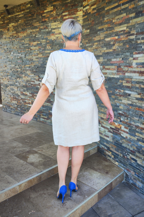 Rochie 467 in bej Effect [4]