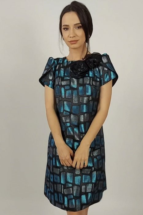 Rochie 4917 albastra Moze [2]