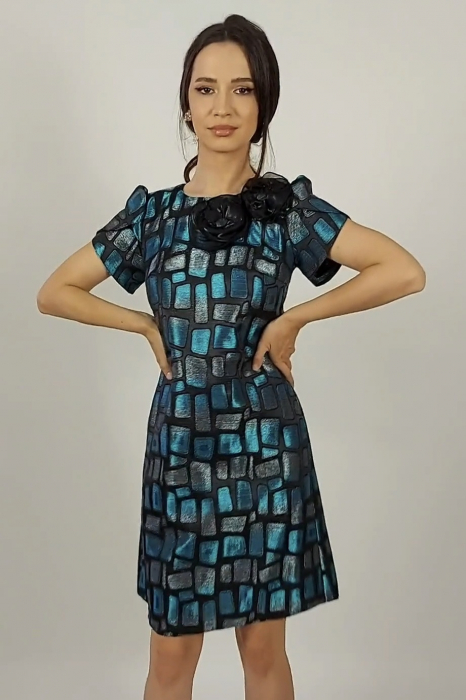 Rochie 4917 albastra Moze [3]