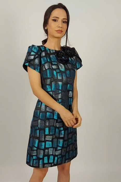 Rochie 4917 albastra Moze [4]