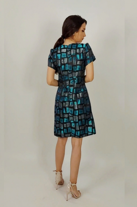 Rochie 4917 albastra Moze [5]