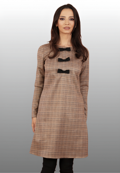 Rochie 4983 bej caro Moze [5]