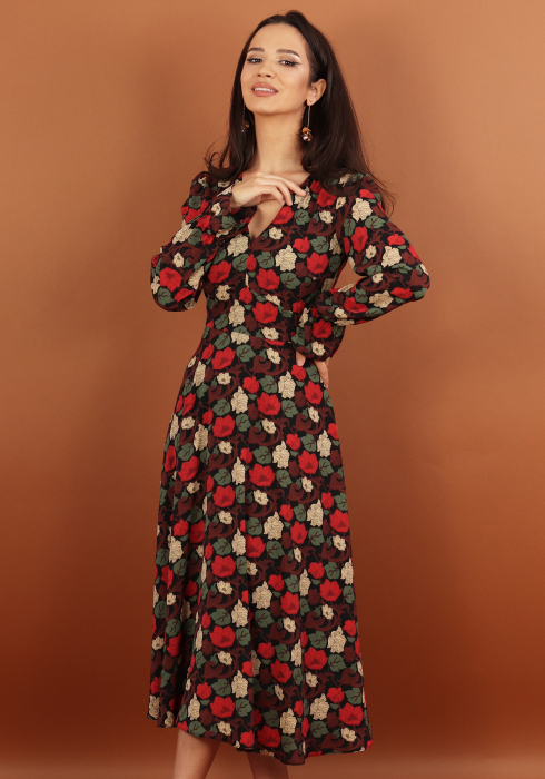 Rochie 4988 inflorata Moze [2]