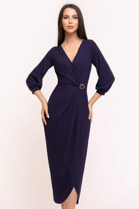 Rochie 5058 Z36 bleumarine Ginette