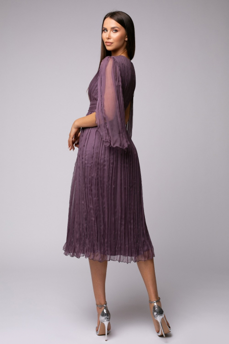 Rochie 5095 matase nat. mov Ginette [2]