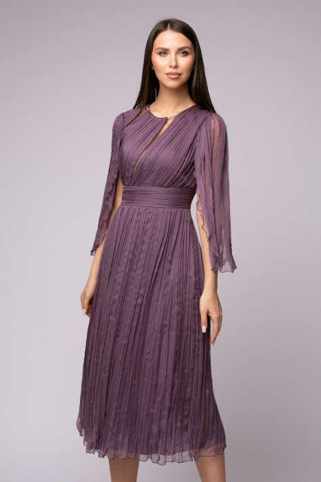 Rochie 5095 matase nat. mov Ginette [4]