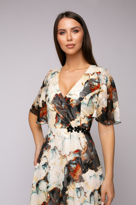 Rochie 5100 imprimata Ginette 48 [3]