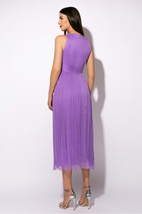 Rochie 5108 liliac matase naturala Ginette [4]