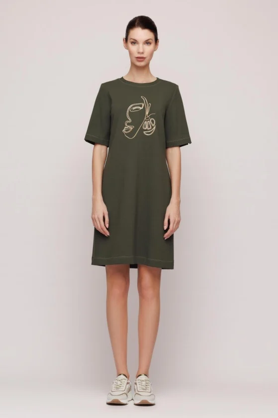 Rochie 5158 verde Mizar 38 [2]