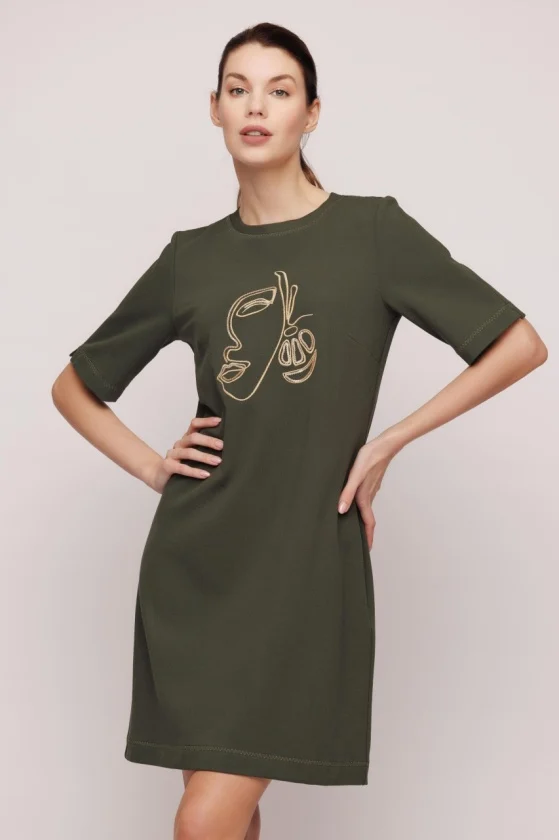 Rochie 5158 verde Mizar 38 [5]