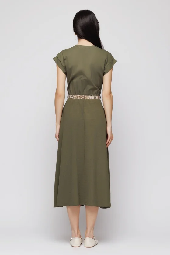 Rochie 5176 kaki Mizar [2]
