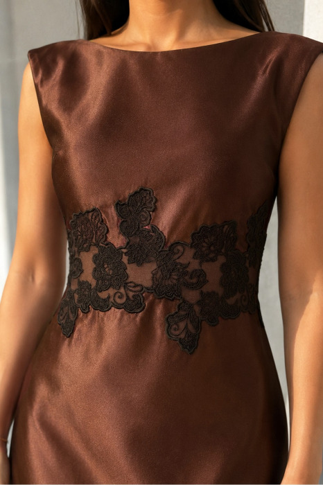 Rochie 5186 maro Ginette [3]