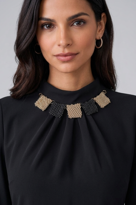 Rochie 5189 neagra1 Ginette [4]