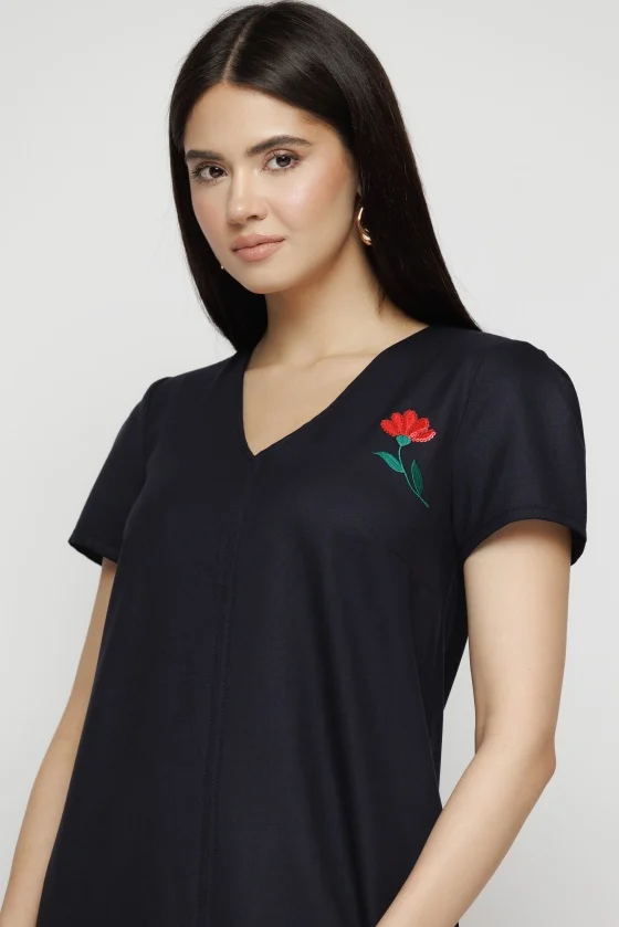 Rochie 5219 bleumarine Mizar [4]