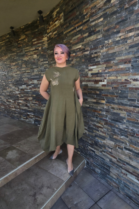 Rochie 5223 kaki Mizar [4]
