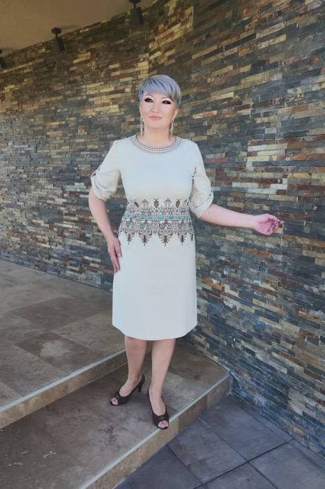 Rochie 525 bej Effect [4]