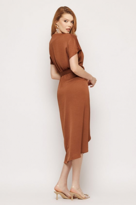 Rochie 5266 petrecuta maro Mizar [4]