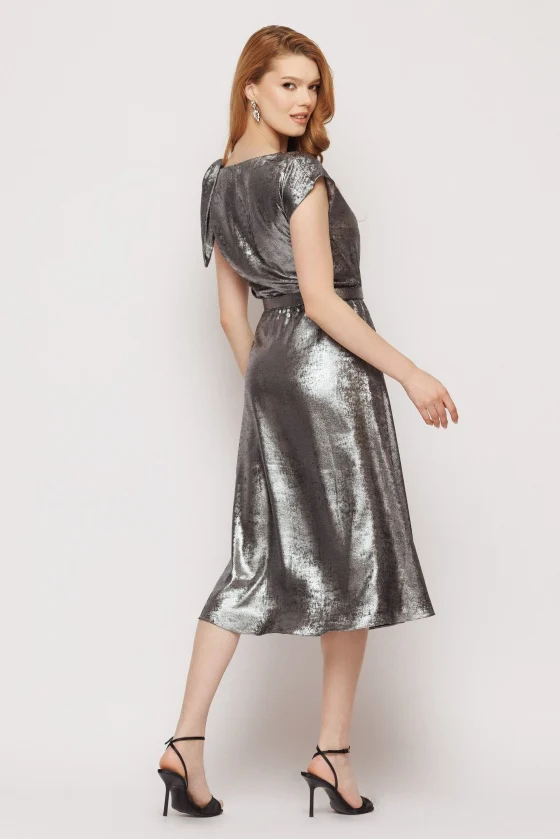 Rochie 5296 argintie Mizar [4]