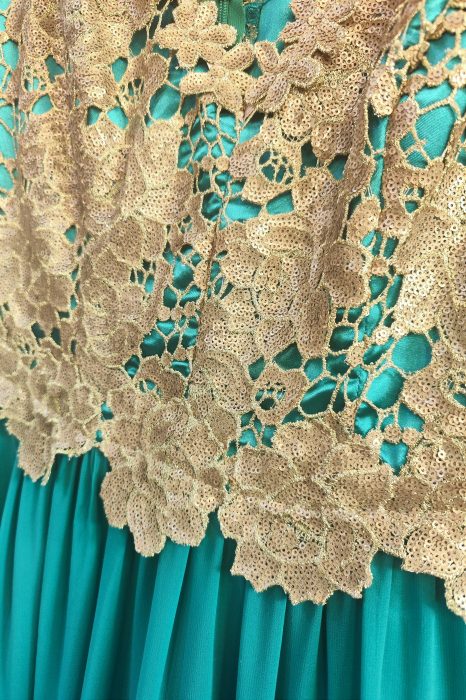 Rochie 548 verde Ginette [2]