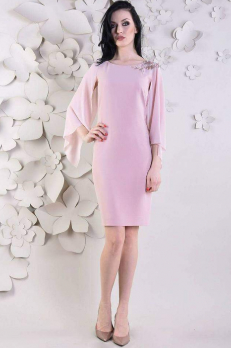 Poze Rochie 553 roz prafuit Ginette
