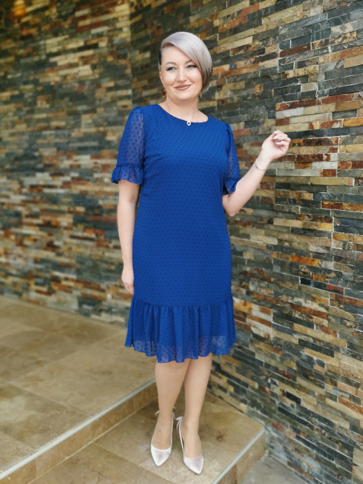 Rochie 587 albastru viada